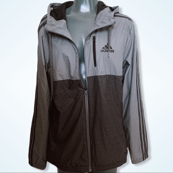 SOLD on Depop!!* Grey Adidas Windbreaker - Picture 1 of 2